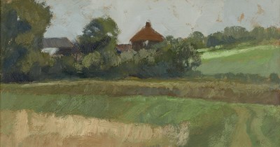 Lot 97 - Norman Battershill (b.1922) Farmhouse at Lower...