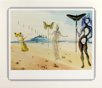 Lot 317 - Salvador Dali (1904-1989) 'La Promenade:...