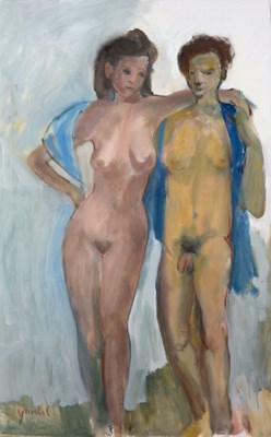 Lot 101 - Yankel Feather (1920-2009) Three nude studies...