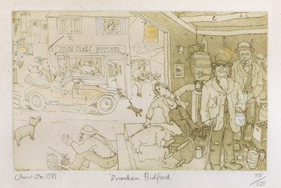 Lot 106 - Chris Orr (b.1943) Drunken Bidford, 1971...