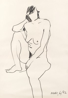 Lot 108 - William Mills (1923-1997) Life drawing 6, 1982...