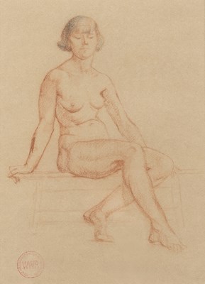 Lot 113 - Walter Westley (1867-1949) Nude studio stamp...