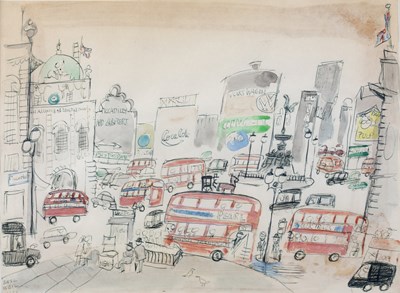 Lot 118 - Lisl Weil (1901-2006) Piccadilly Circus, 1972...