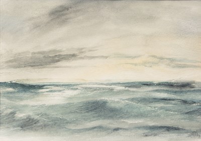 Lot 130 - Martyn Beckett (b.1918) Seascape signed with...