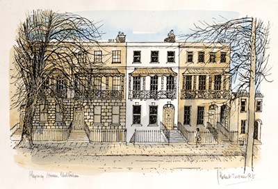 Lot 156 - Robert Tavener (1920-2004) 'Regency houses,...