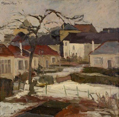 Lot 134 - Sheila MacMillan (1928-2015) Scottish Village,...