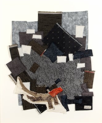 Lot 209A - Lalla Ward (b.1951) 'Untitled' textile and...