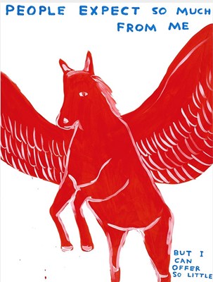 Lot 43 - David Shrigley (b.1968) People Expect so Much...