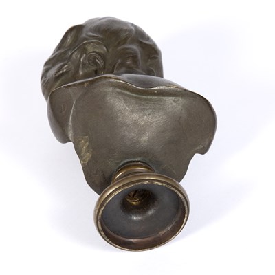 Lot 92 - An Antique bronze bust of a young boy, after...