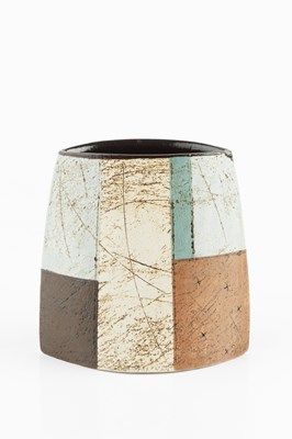 Lot 505 - Bernard Irwin (b.1953) Vessel geometric...