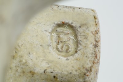 Lot 536 - Sarah Walton (b.1945) Footed square pot...