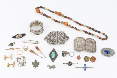 Lot 150 - A collection of antique and later jewellery,...