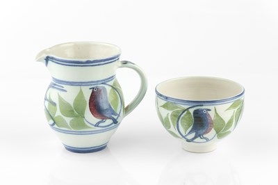 Lot 573 - Laurence McGowan (b.1942) Small bowl and jug...