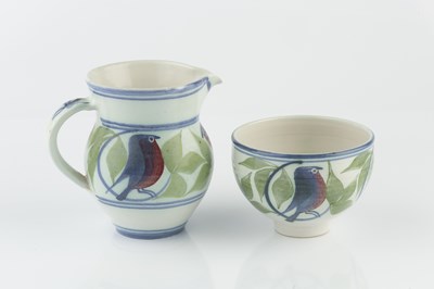 Lot 573 - Laurence McGowan (b.1942) Small bowl and jug...