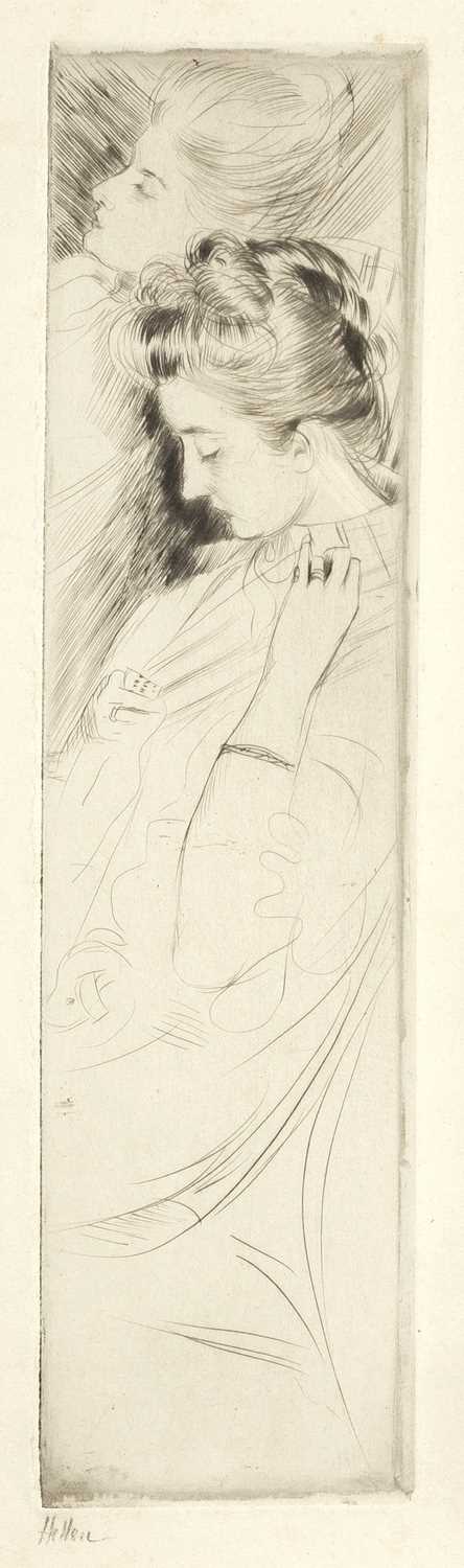 Lot 54 - Paul César Helleu (1859-1927) Deux Femmes...