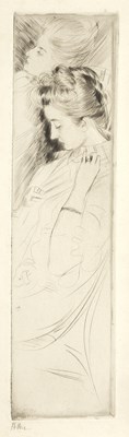 Lot 54 - Paul César Helleu (1859-1927) Deux Femmes...