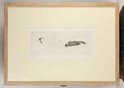 Lot 55 - Paul César Helleu (1859-1927) Femme Couchée...