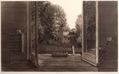 Lot 172 - David Tindle (b.1932) Open Doors 7/75, signed,...