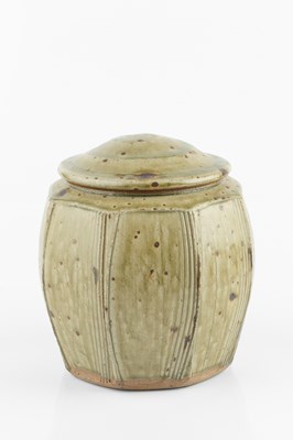 Lot 619 - Phil Rogers (1951-2020) Jar and cover green...