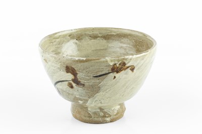 Lot 572 - Jim Malone (b.1946) Footed bowl with brushwork...