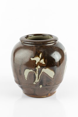 Lot 600 - Mike Dodd (b.1943) Vase iron glaze with...