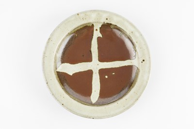 Lot 662 - Phil Rogers (1951-2020) Dish iron glaze with...
