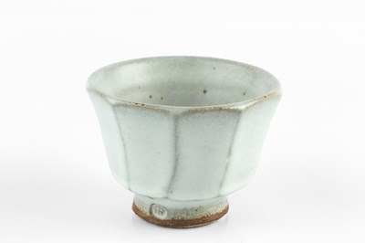 Lot 591 - Phil Rogers (1951-2020) Yunomi cream glaze...