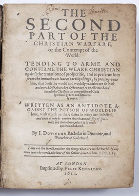 Lot 385 - Downame (John) Puritan Theologian (1571-1652)....