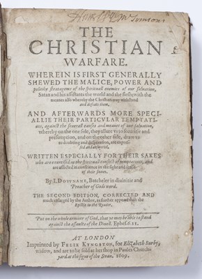 Lot 385 - Downame (John) Puritan Theologian (1571-1652)....