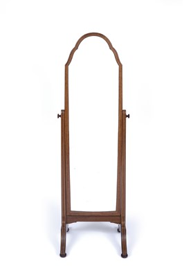Lot 749 - Edward Barnsley (1900-1987) Cheval mirror,...