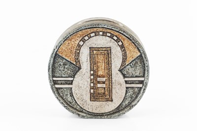 Lot 703 - Louise Jinks for Troika Wheel vase, circa 1976-...