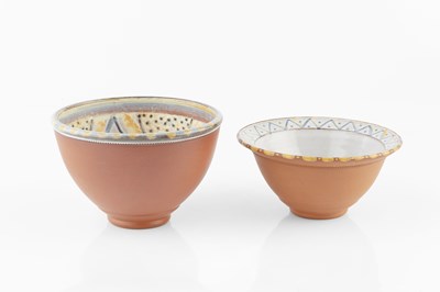 Lot 646 - Morgen Hall (1960-2016) Two bowls one with a...