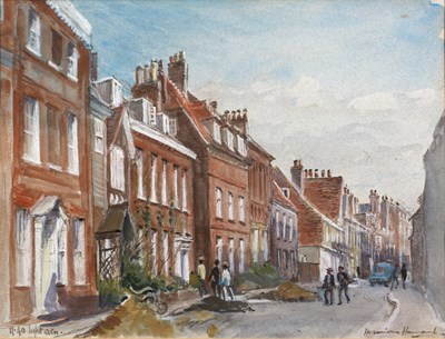 Lot 421 - Hermione Hammond (1910-2005) London Street...