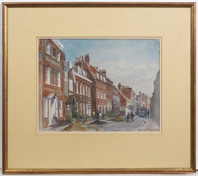 Lot 421 - Hermione Hammond (1910-2005) London Street...