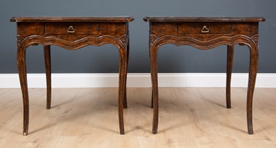 Lot 430 - A pair of French style hardwood occasional...