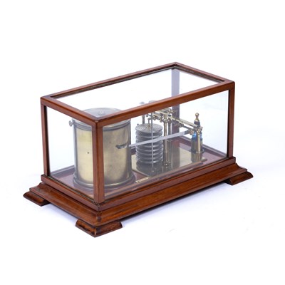 Lot 34 - A mahogany cased barograph, by Short & Mason,...