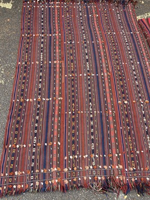 Lot 627 - A 20th century Jijim, 160cm x 253cm together...