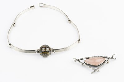 Lot 713 - Rudolf Heltzel (1940-2020) Silver and...