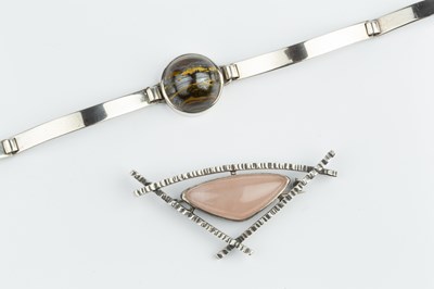 Lot 713 - Rudolf Heltzel (1940-2020) Silver and...