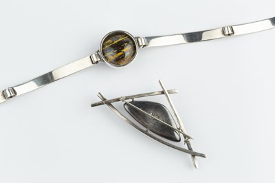 Lot 713 - Rudolf Heltzel (1940-2020) Silver and...