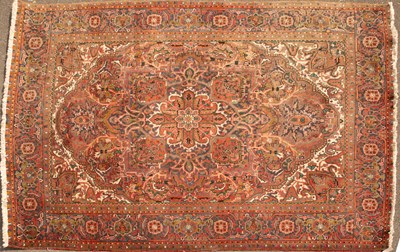 Lot 199 - A late 20th century Middle Eastern red ground...