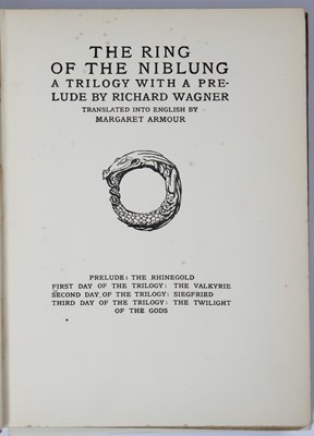 Lot 501 - WAGNER (Richard) ARMOUR (Margaret) Translator....