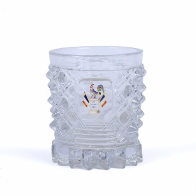 Lot 46 - A 19th century French commemorative glass...