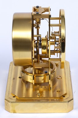 Lot 64 - A Jaeger-LeCoultre Atmos clock, the dial with...