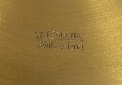 Lot 64 - A Jaeger-LeCoultre Atmos clock, the dial with...