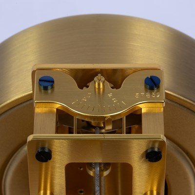 Lot 64 - A Jaeger-LeCoultre Atmos clock, the dial with...