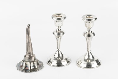 Lot 638 - A late Victorian silver wine funnel, with...