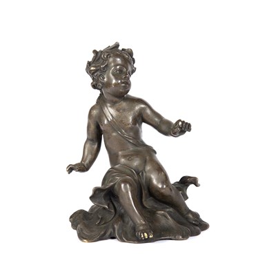 Lot 193 - A antique French/Italian school bronze figure...