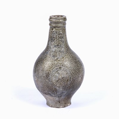 Lot 180 - A 17th century stoneware Bellarmine jug 14cm...