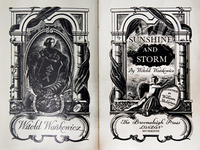 Lot 322 - Wankowicz (Witold) 'Sunshine & Storm'. William...